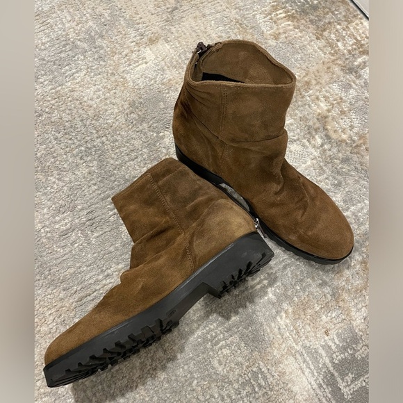 Kentia Brown Suede Boots Women’s EU Size 39 or US 8.5 Made in Italy RARE - Picture 6 of 8